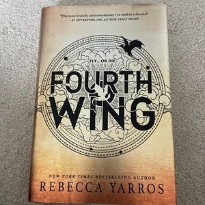 Fourth wing hard cover book